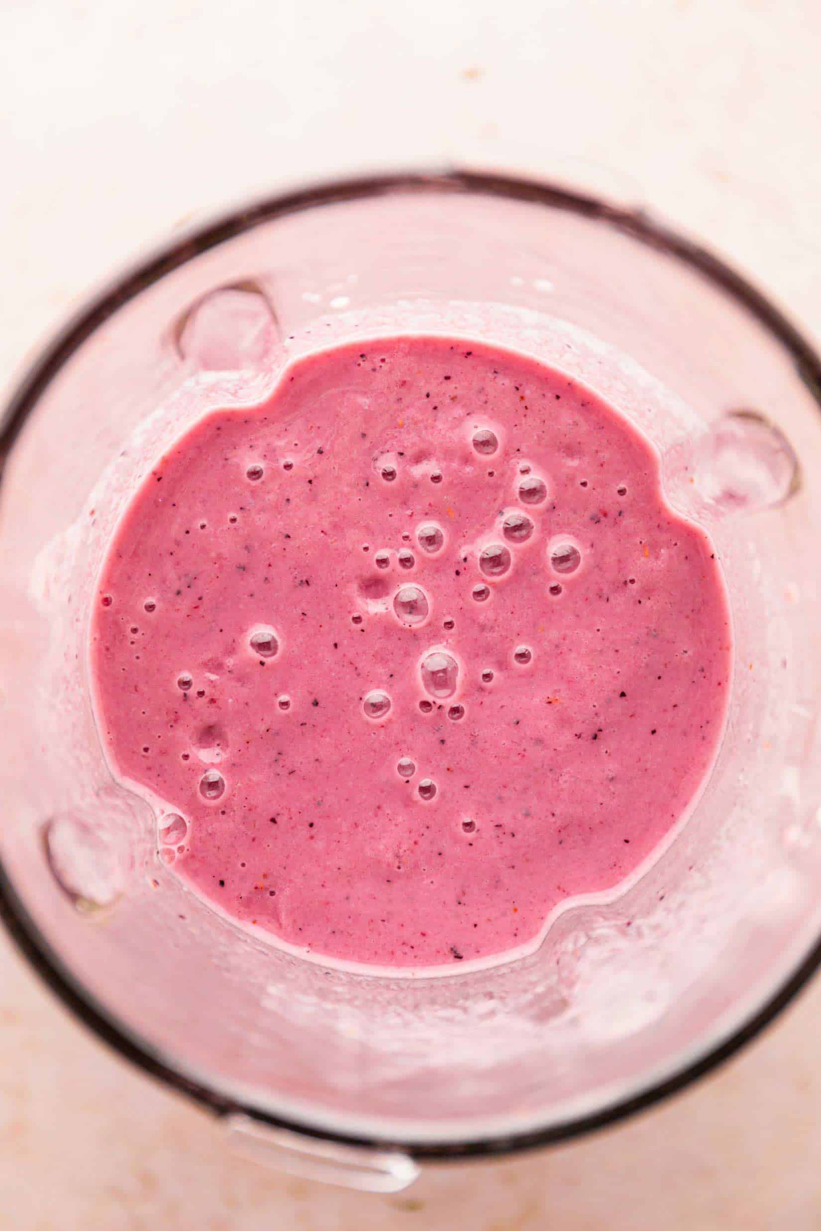 watermelon smoothie in a blender.