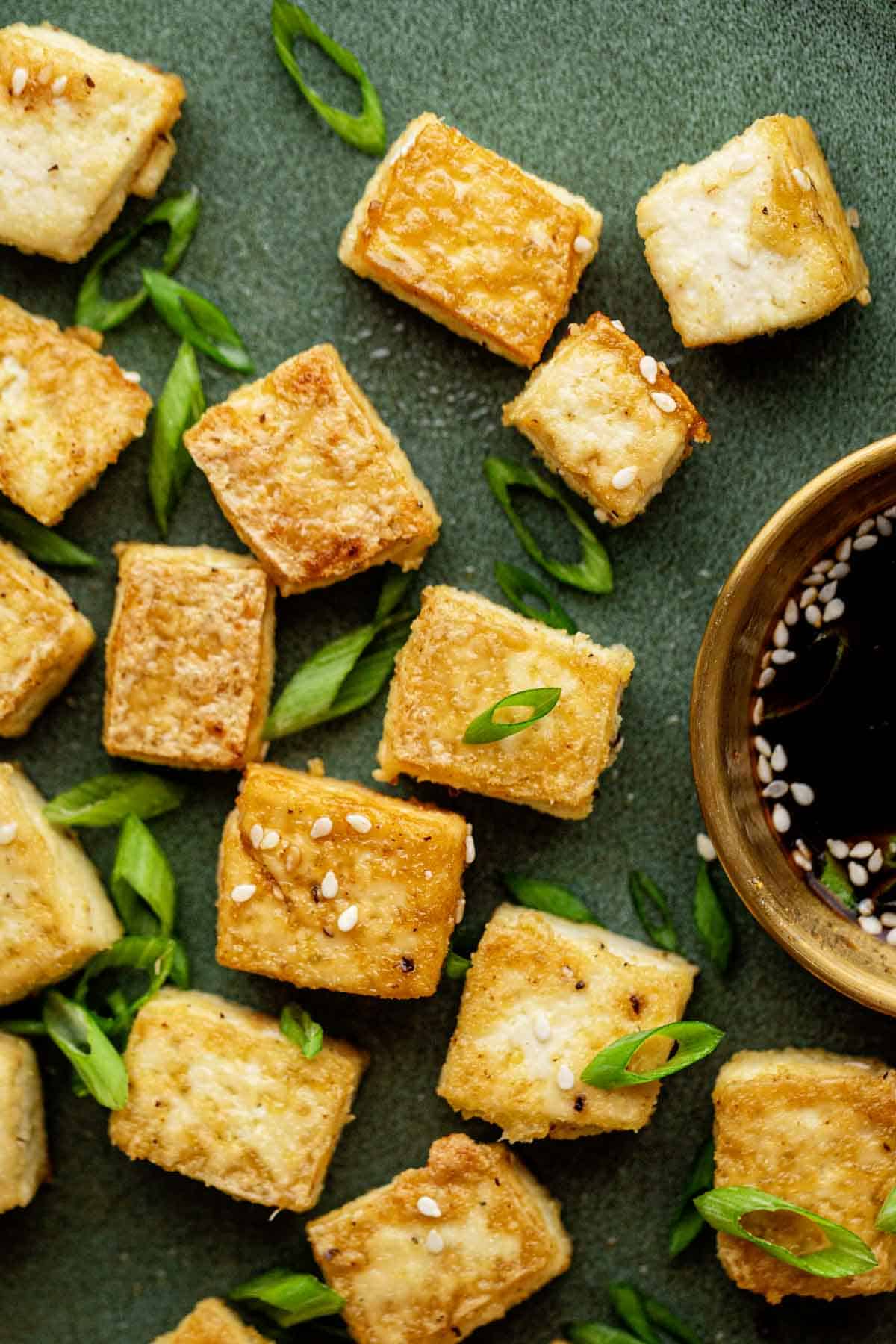 Baked tofu.