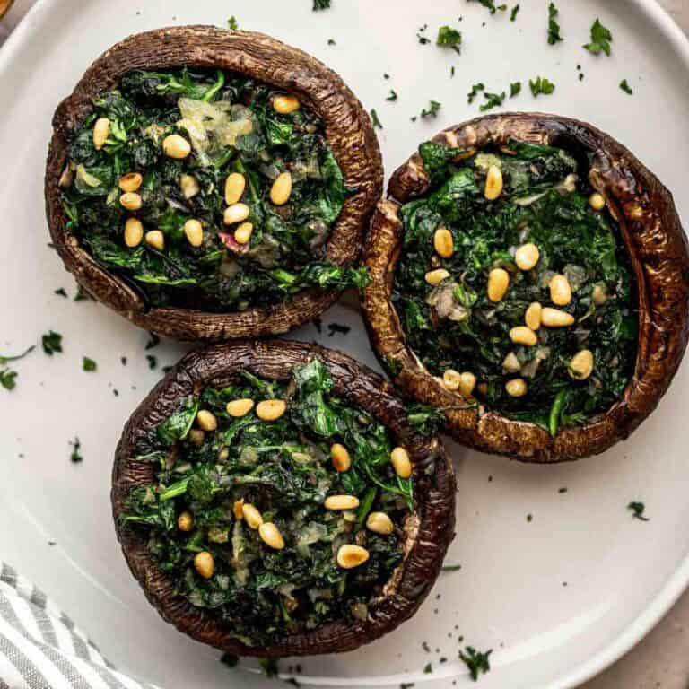 Oven Baked Stuffed Portobello Mushrooms