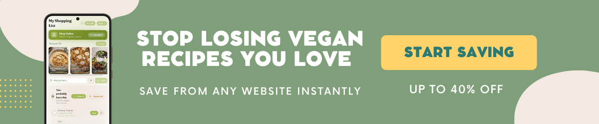 Save vegan recipes for later