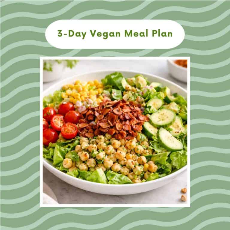 3-Day Vegan Meal Plan for Beginners