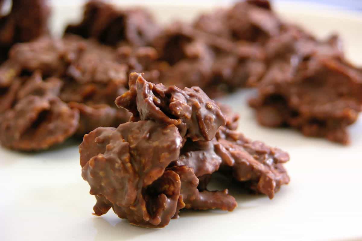 Homemade vegan chocolate nut clusters for a sweet gourmet treat
