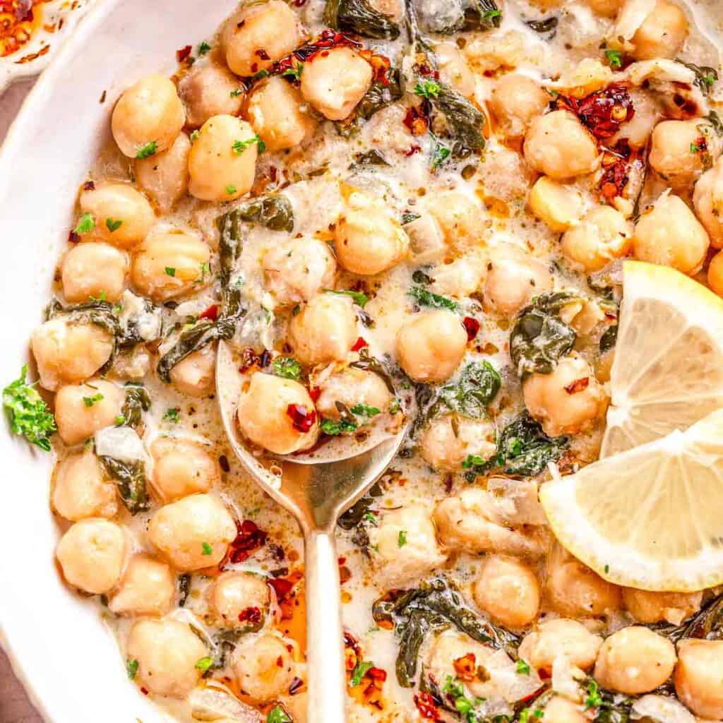 Greek-Style Lemon Chickpea Stew