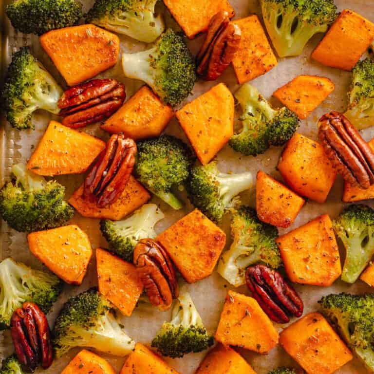 Sheet Pan Sweet Potato and Broccoli (Vegan + 30 Minutes)