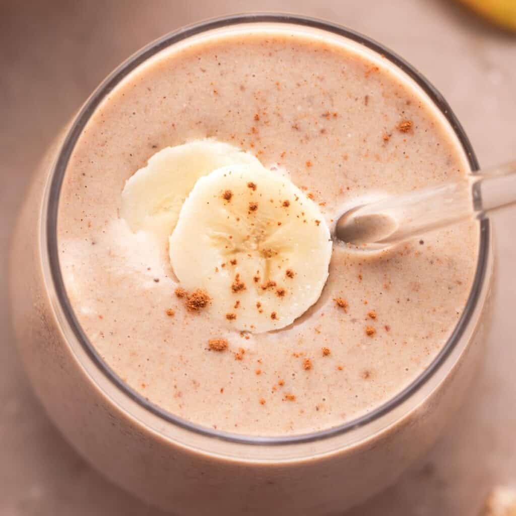 High Protein Vanilla Date Smoothie