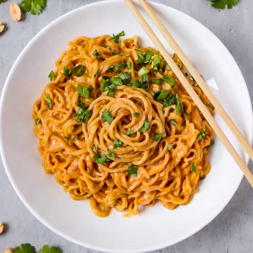 Vegan Protein Peanut Noodles